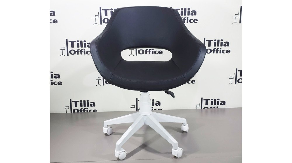 Monaco Çalışma Kesim Çocuk Koltuğu Beyaz Ayak Siyah